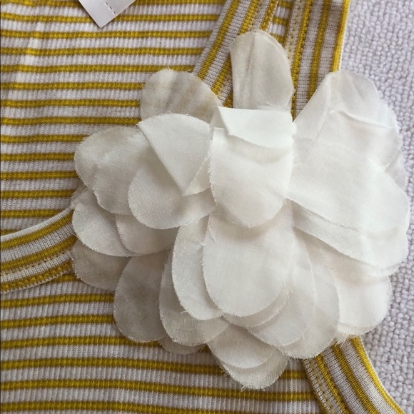 GAP striped tank with flower detail - Picture 2 of 3